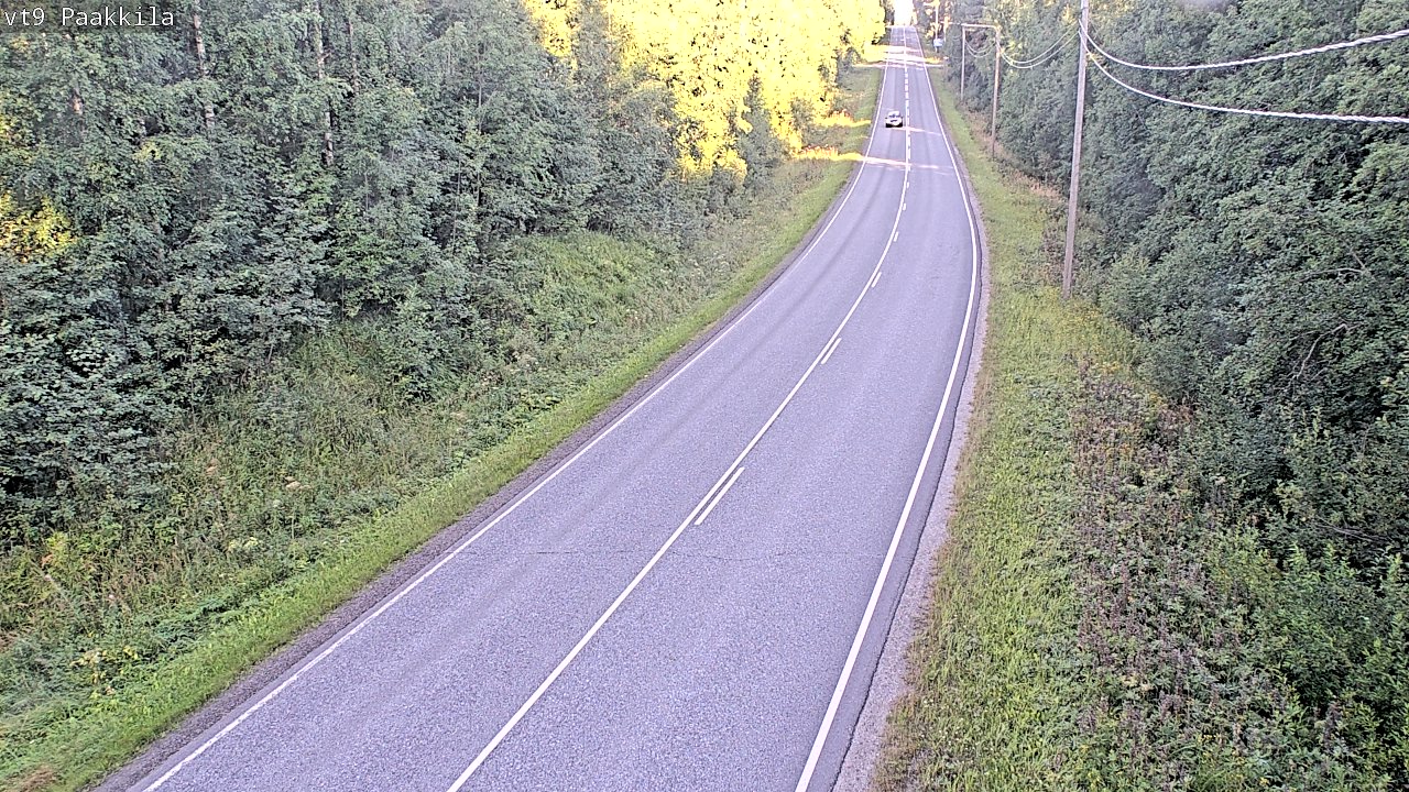 Weather Camera Image Väg 9 Tuusniemi, Paakkila, Tuusniemi, Pohjois-Savo