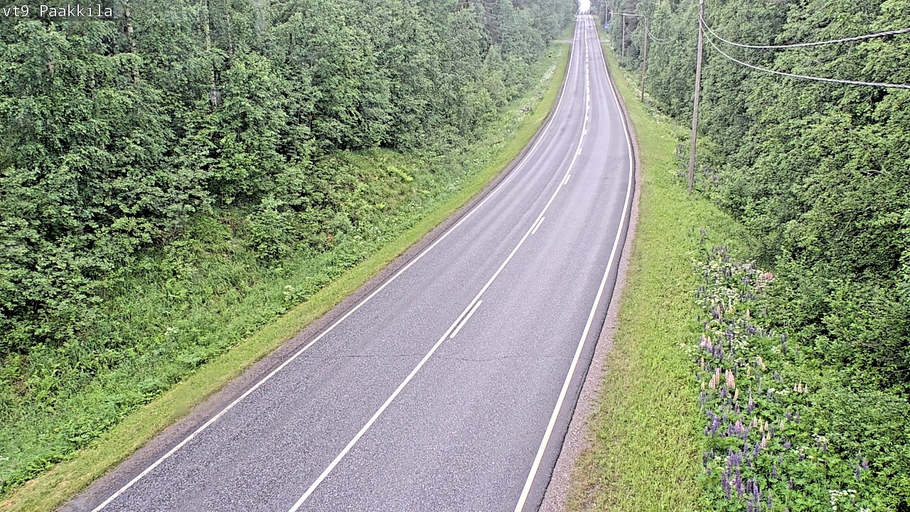Weather Camera Image Väg 9 Tuusniemi, Paakkila, Tuusniemi, Pohjois-Savo