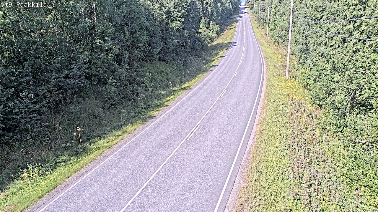 Weather Camera Image Väg 9 Tuusniemi, Paakkila, Tuusniemi, Pohjois-Savo