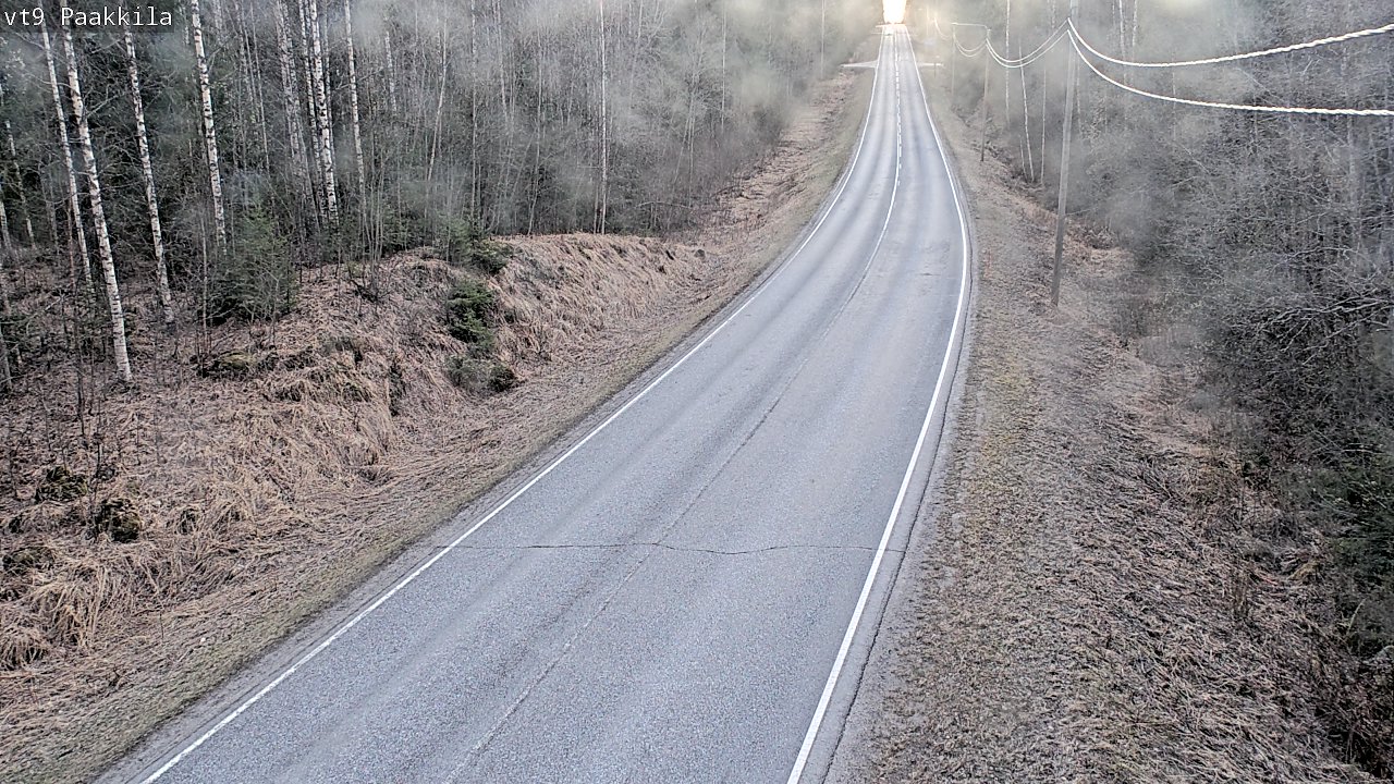 Weather Camera Image Väg 9 Tuusniemi, Paakkila, Tuusniemi, Pohjois-Savo