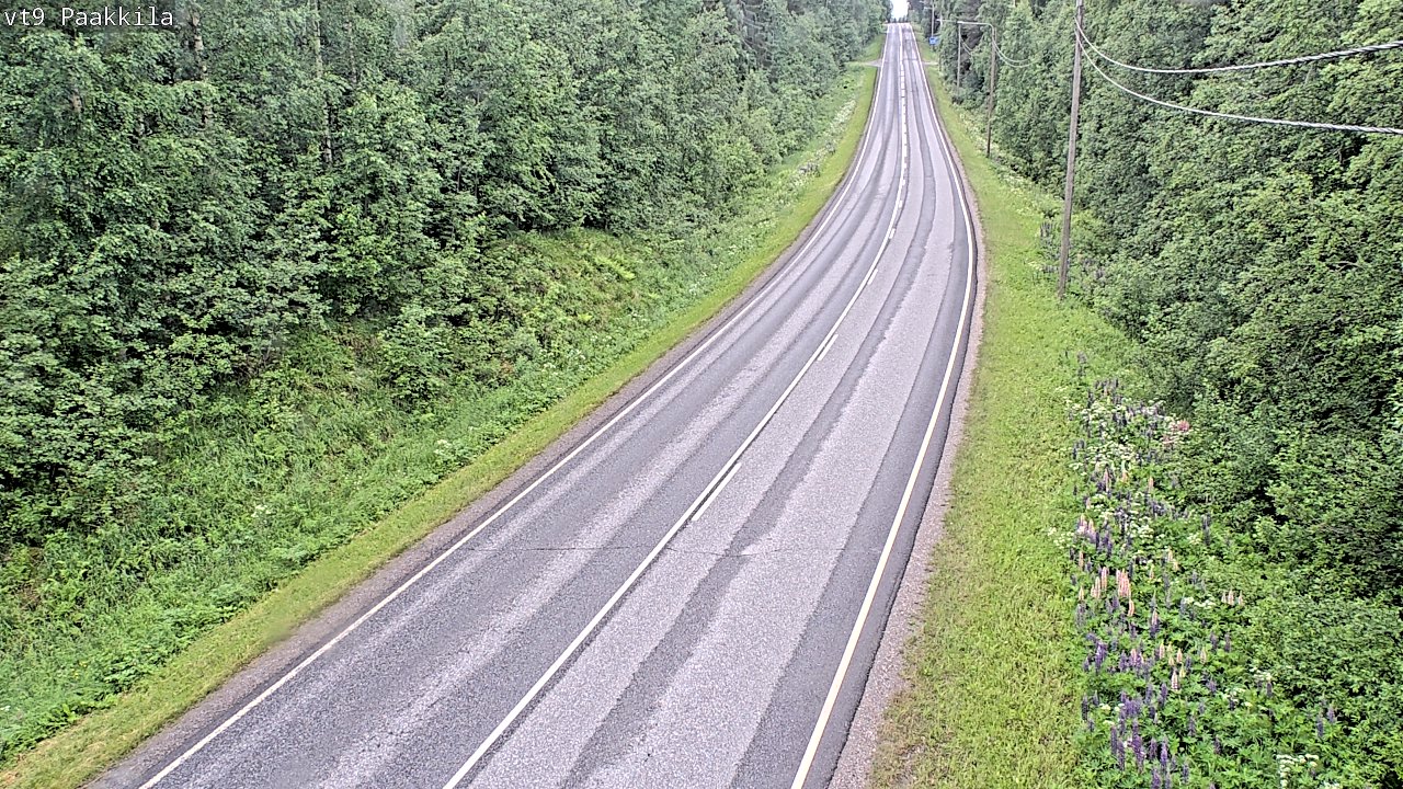 Weather Camera Image Väg 9 Tuusniemi, Paakkila, Tuusniemi, Pohjois-Savo
