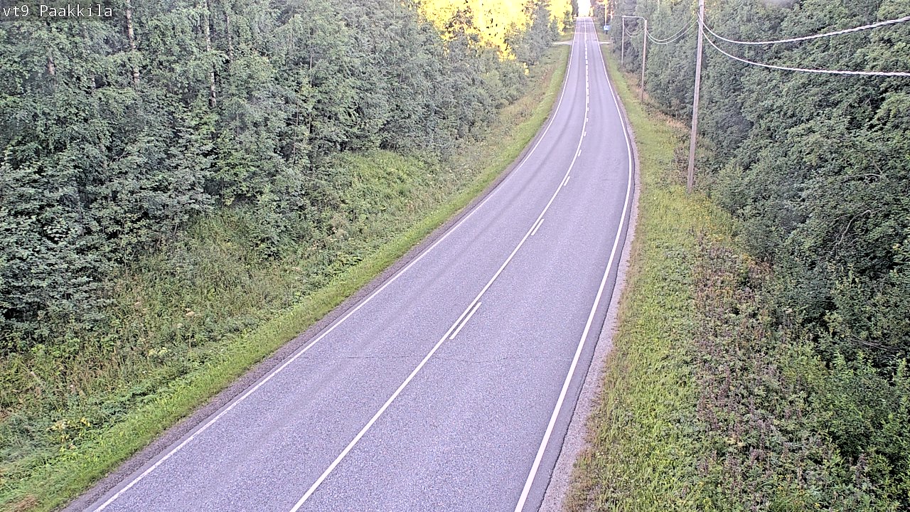 Weather Camera Image Väg 9 Tuusniemi, Paakkila, Tuusniemi, Pohjois-Savo