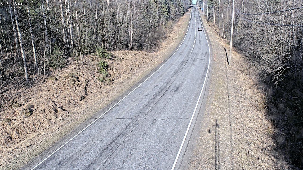 Weather Camera Image Väg 9 Tuusniemi, Paakkila, Tuusniemi, Pohjois-Savo