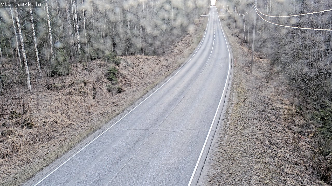 Weather Camera Image Väg 9 Tuusniemi, Paakkila, Tuusniemi, Pohjois-Savo
