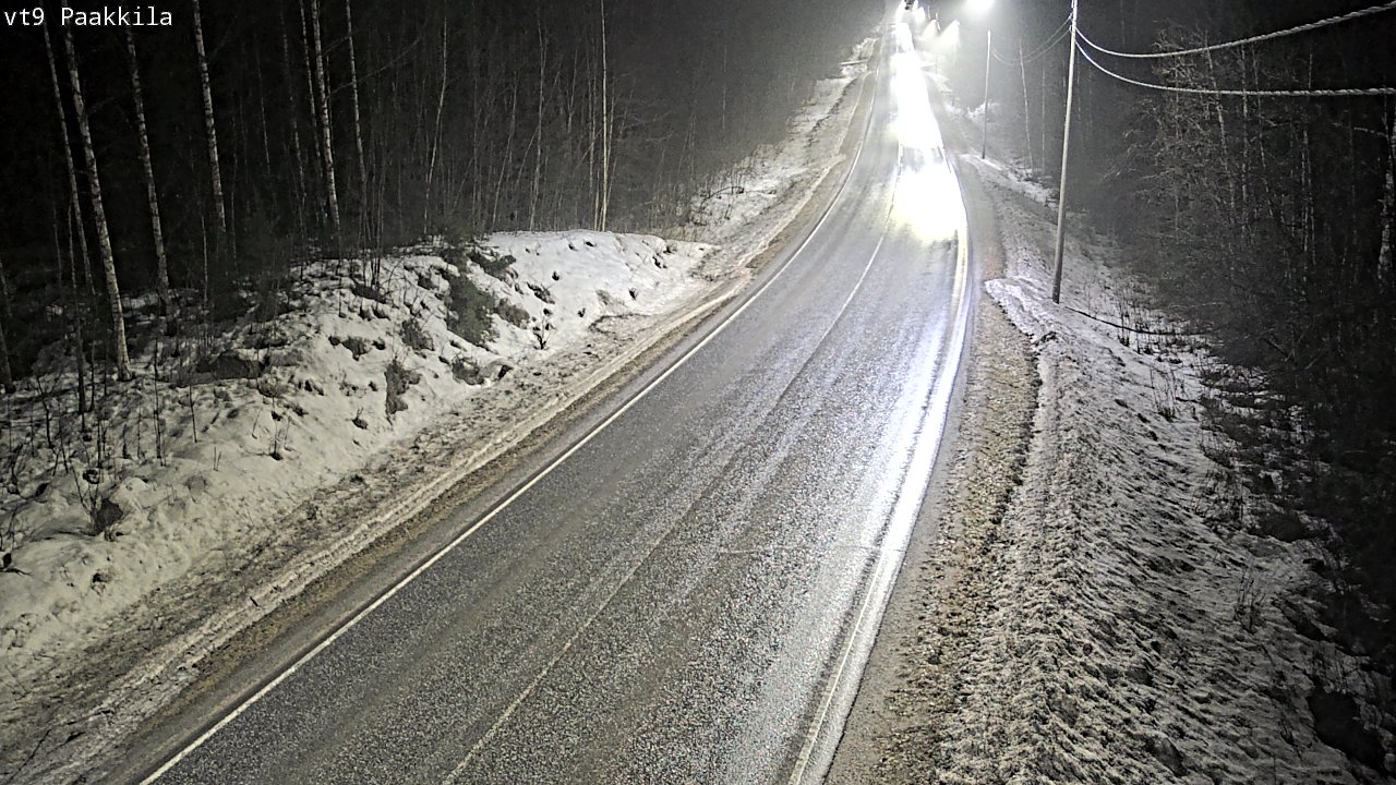 Weather Camera Image Väg 9 Tuusniemi, Paakkila, Tuusniemi, Pohjois-Savo