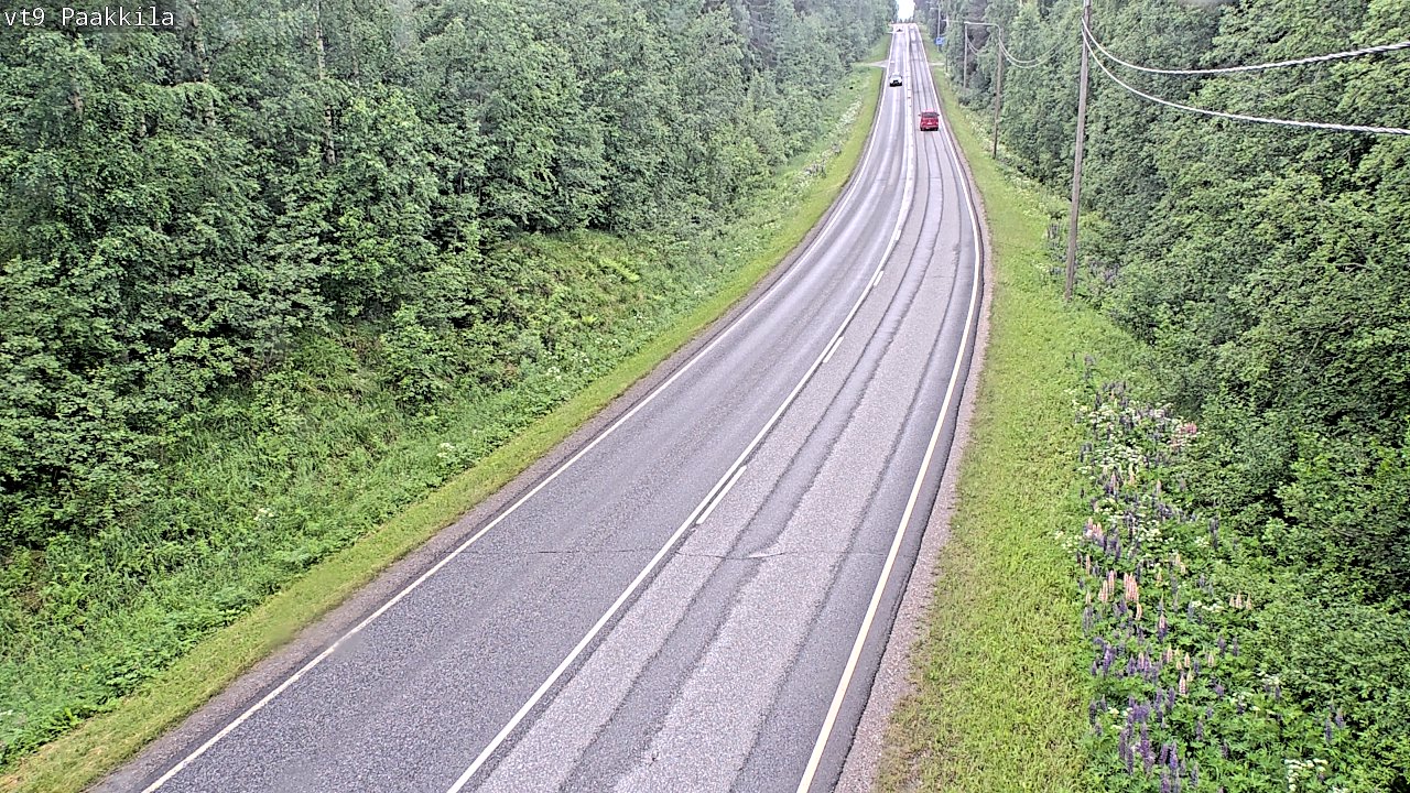 Weather Camera Image Väg 9 Tuusniemi, Paakkila, Tuusniemi, Pohjois-Savo