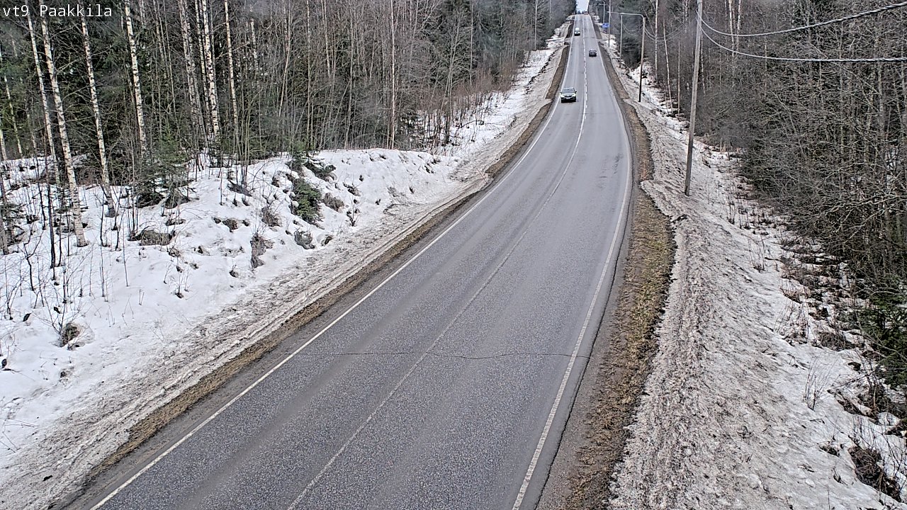 Kelikamerat Kuva Tie 9 Tuusniemi, Paakkila, Tuusniemi, Pohjois-Savo