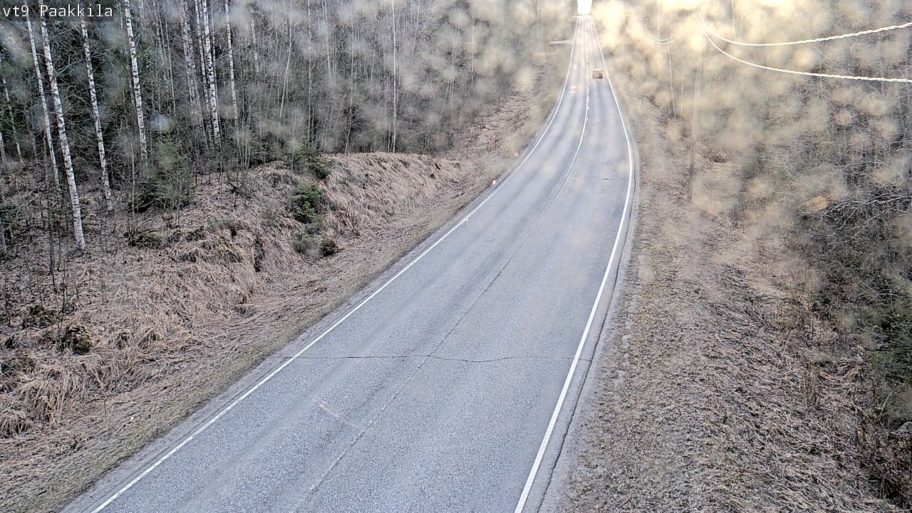 Weather Camera Image Väg 9 Tuusniemi, Paakkila, Tuusniemi, Pohjois-Savo