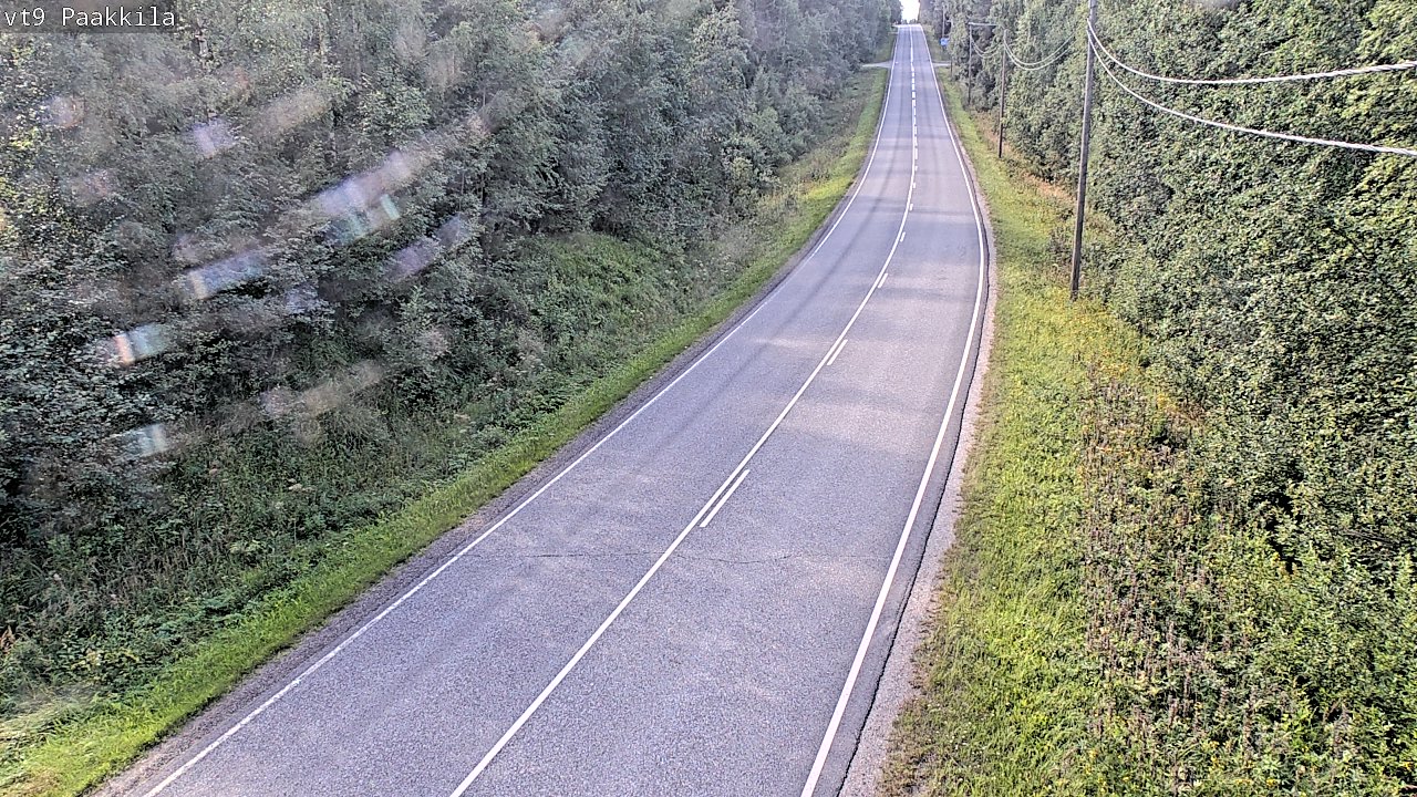 Weather Camera Image Väg 9 Tuusniemi, Paakkila, Tuusniemi, Pohjois-Savo