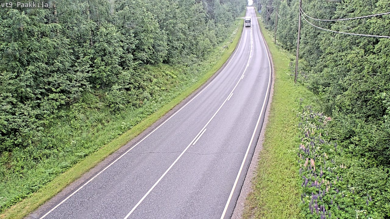 Weather Camera Image Väg 9 Tuusniemi, Paakkila, Tuusniemi, Pohjois-Savo