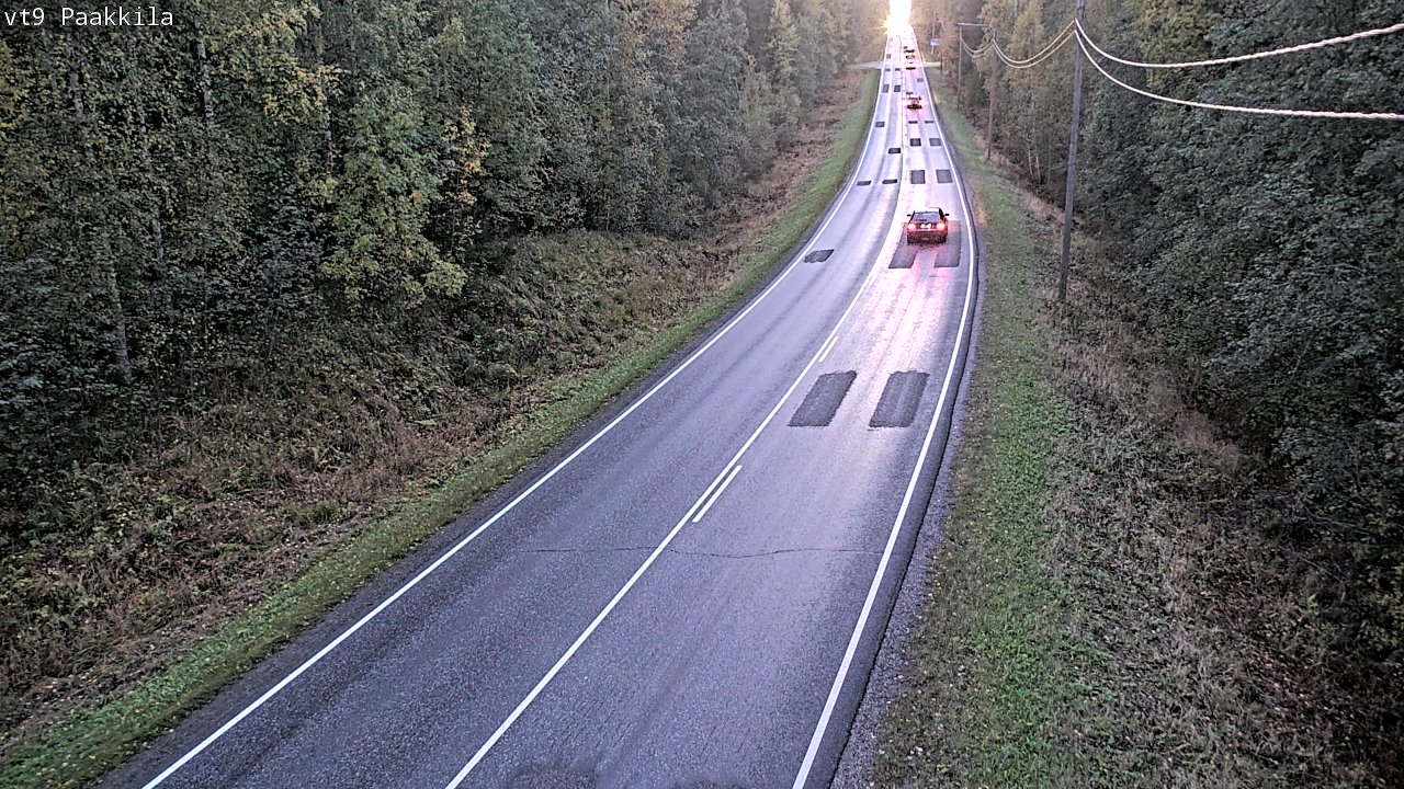Kelikamerat Kuva Tie 9 Tuusniemi, Paakkila, Tuusniemi, Pohjois-Savo