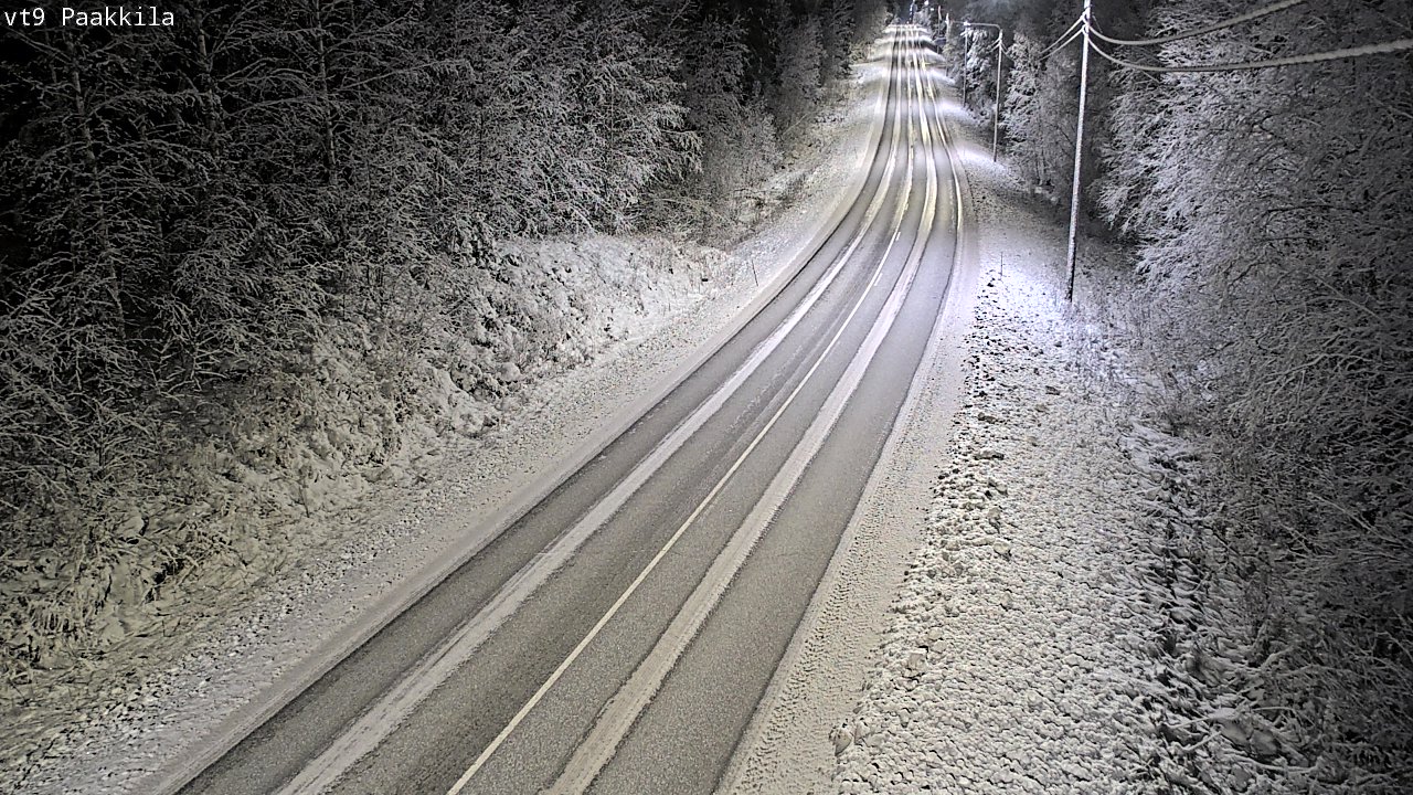 Kelikamerat Kuva Tie 9 Tuusniemi, Paakkila, Tuusniemi, Pohjois-Savo