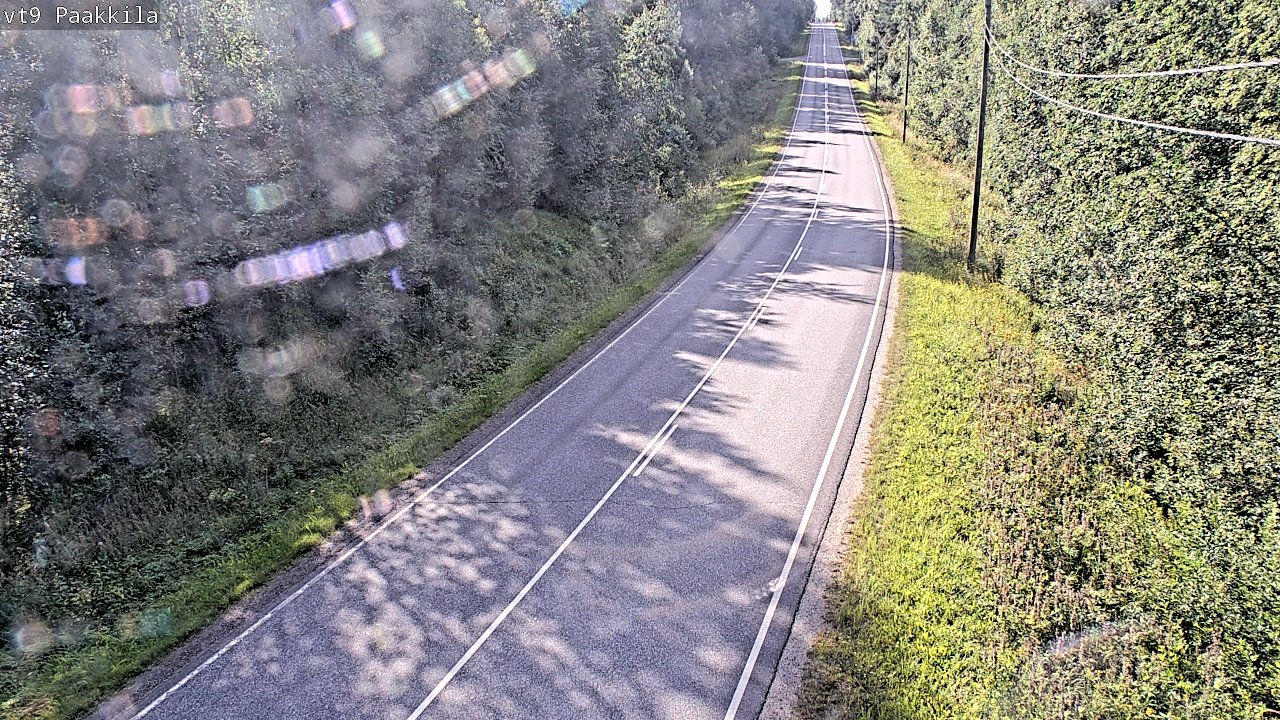 Weather Camera Image Väg 9 Tuusniemi, Paakkila, Tuusniemi, Pohjois-Savo