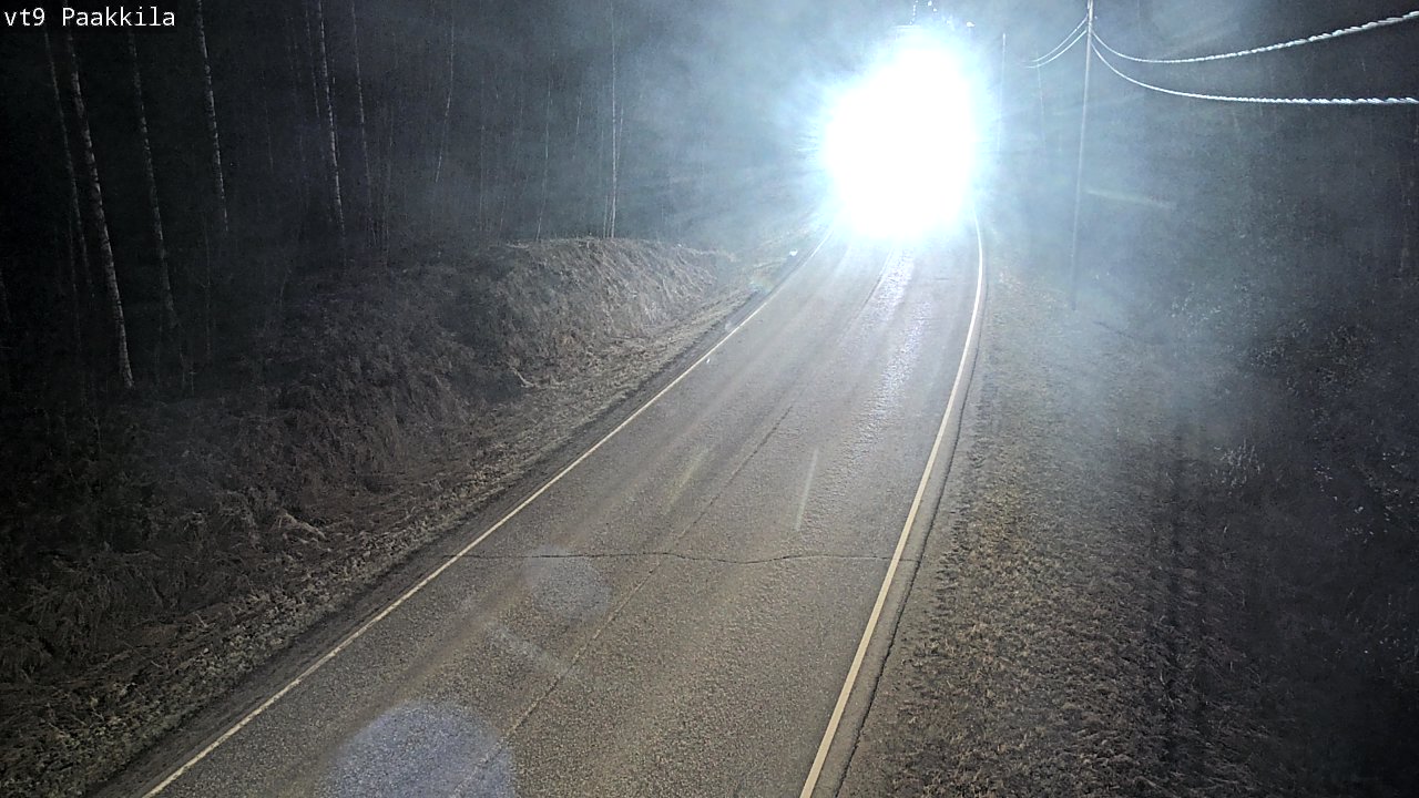 Weather Camera Image Väg 9 Tuusniemi, Paakkila, Tuusniemi, Pohjois-Savo
