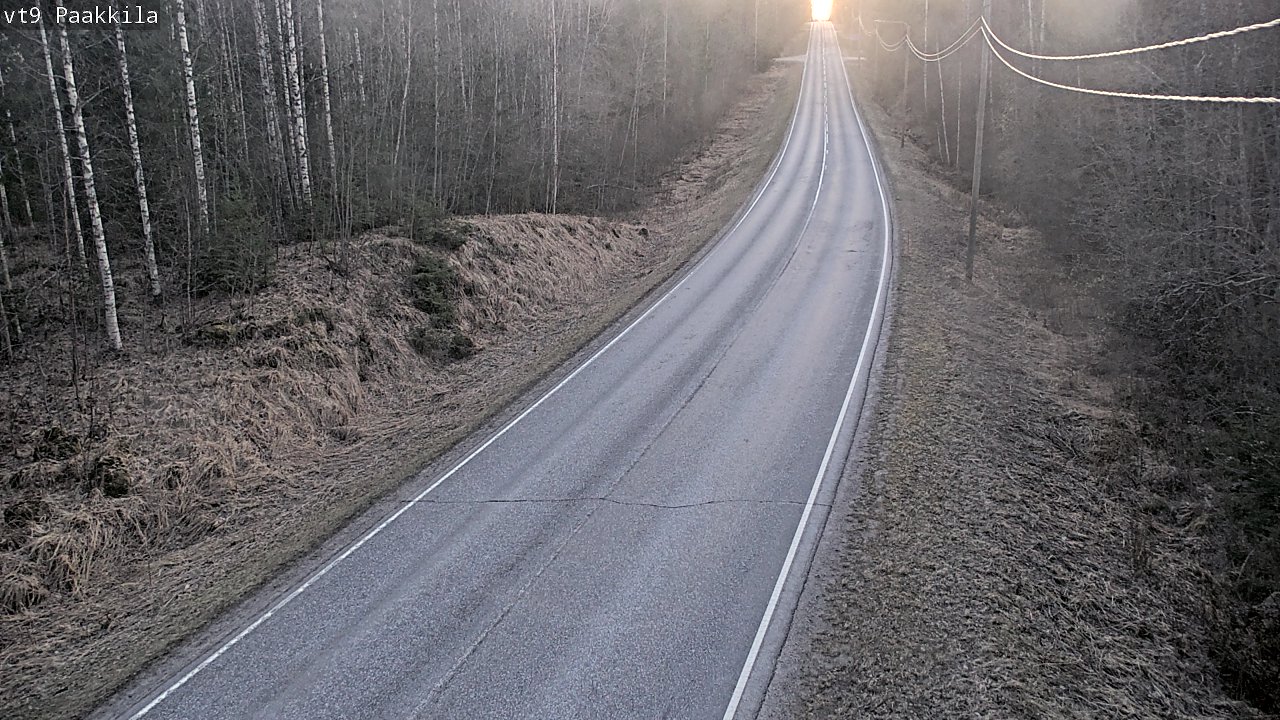 Weather Camera Image Väg 9 Tuusniemi, Paakkila, Tuusniemi, Pohjois-Savo
