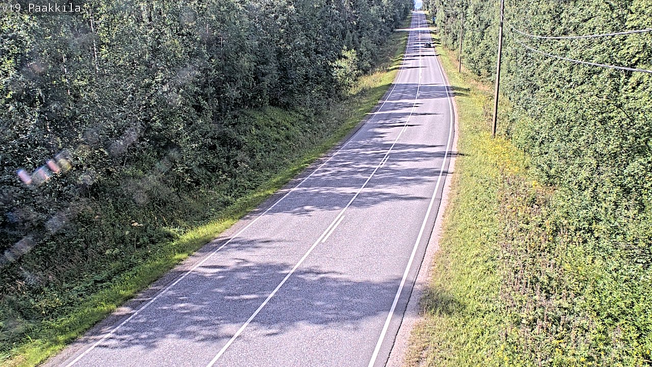 Weather Camera Image Väg 9 Tuusniemi, Paakkila, Tuusniemi, Pohjois-Savo