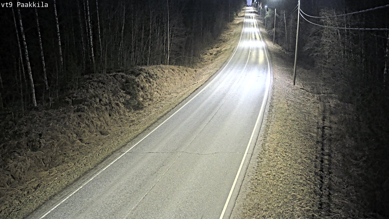 Weather Camera Image Väg 9 Tuusniemi, Paakkila, Tuusniemi, Pohjois-Savo