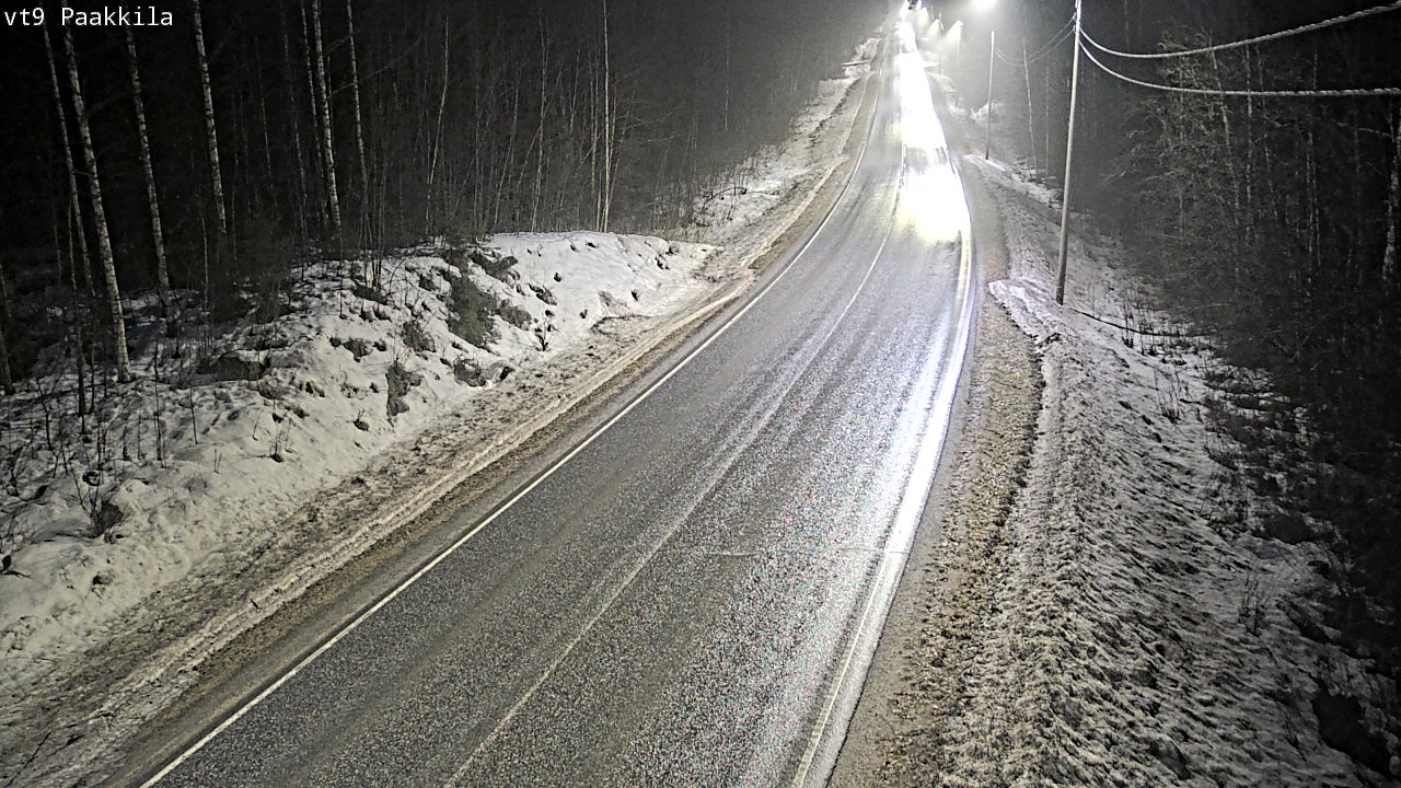 Weather Camera Image Väg 9 Tuusniemi, Paakkila, Tuusniemi, Pohjois-Savo