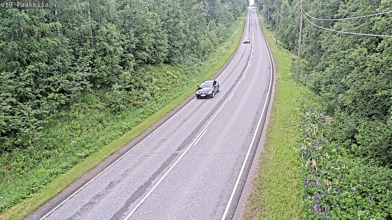 Weather Camera Image Väg 9 Tuusniemi, Paakkila, Tuusniemi, Pohjois-Savo