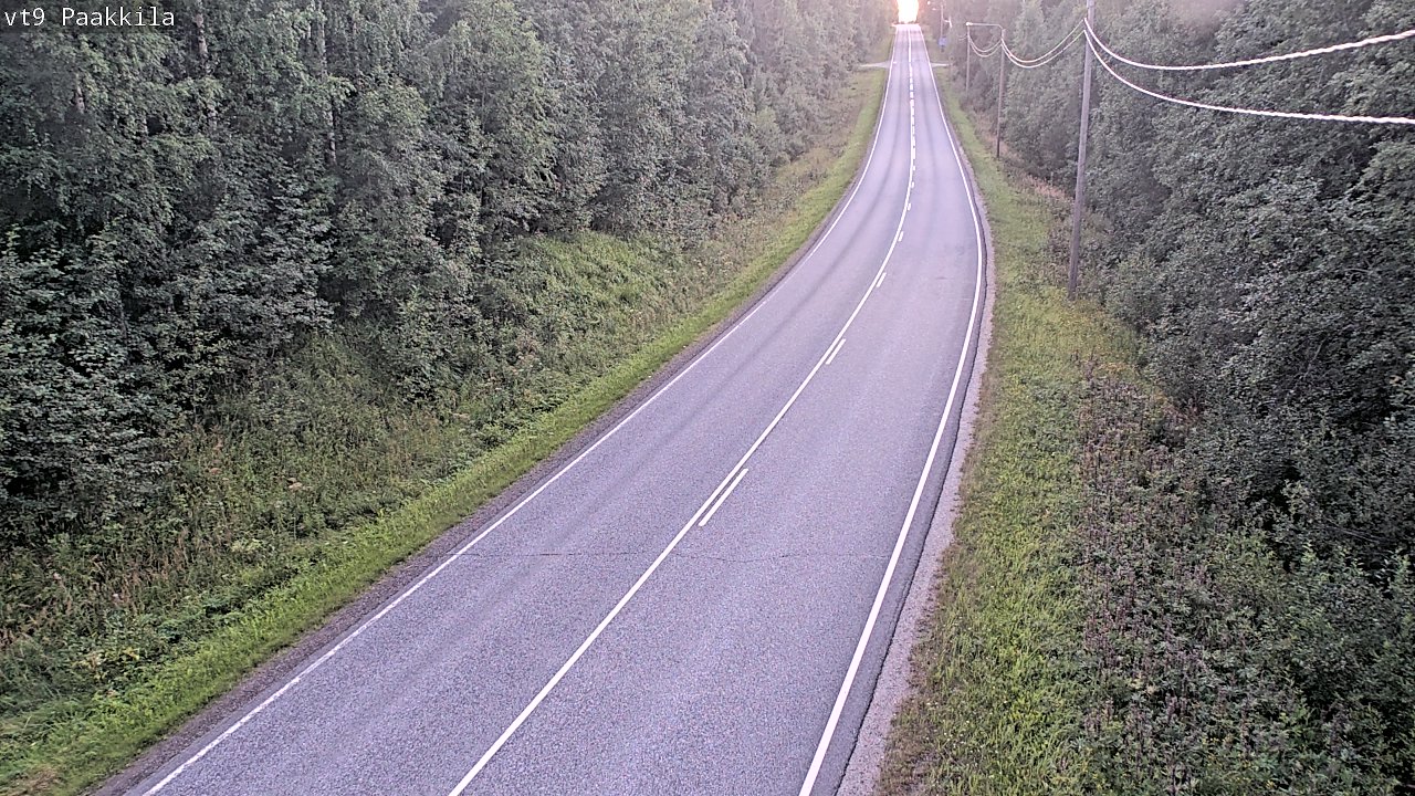 Weather Camera Image Väg 9 Tuusniemi, Paakkila, Tuusniemi, Pohjois-Savo