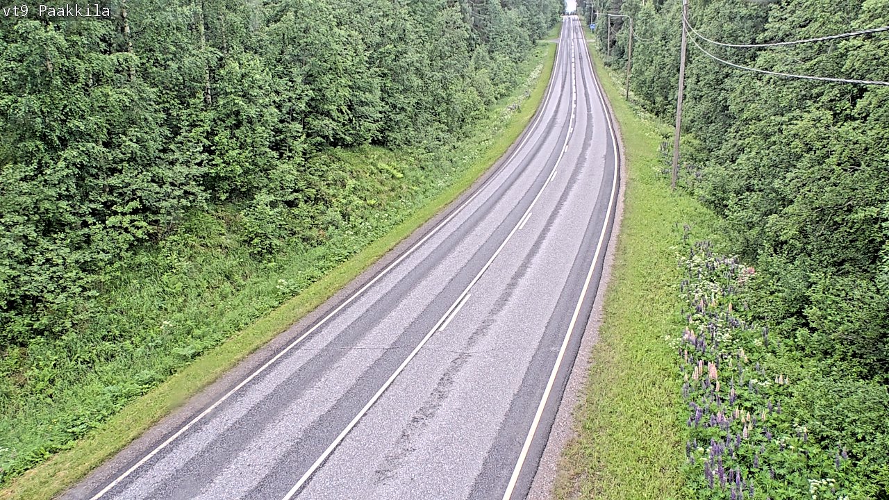 Weather Camera Image Väg 9 Tuusniemi, Paakkila, Tuusniemi, Pohjois-Savo