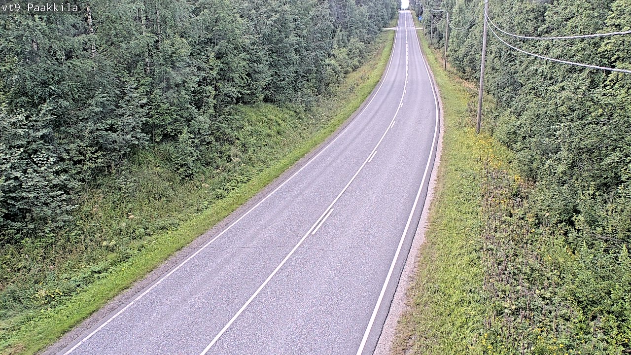 Weather Camera Image Väg 9 Tuusniemi, Paakkila, Tuusniemi, Pohjois-Savo