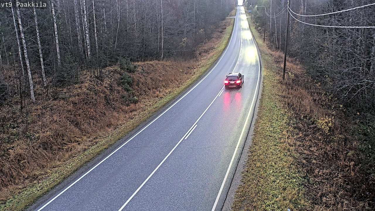 Kelikamerat Kuva Tie 9 Tuusniemi, Paakkila, Tuusniemi, Pohjois-Savo