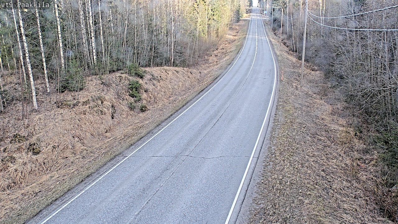 Weather Camera Image Road 9 Tuusniemi, Paakkila, Tuusniemi, Pohjois-Savo