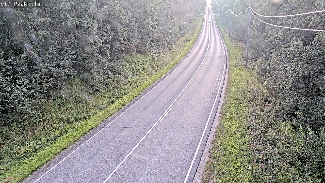 Weather Camera Image Väg 9 Tuusniemi, Paakkila, Tuusniemi, Pohjois-Savo