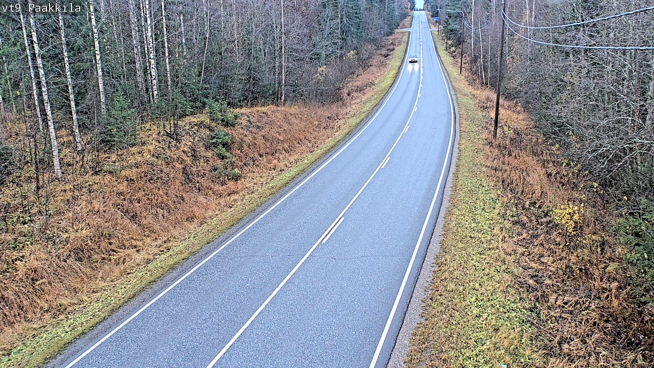 Kelikamerat Kuva Tie 9 Tuusniemi, Paakkila, Tuusniemi, Pohjois-Savo