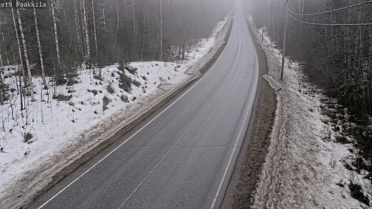 Weather Camera Image Väg 9 Tuusniemi, Paakkila, Tuusniemi, Pohjois-Savo