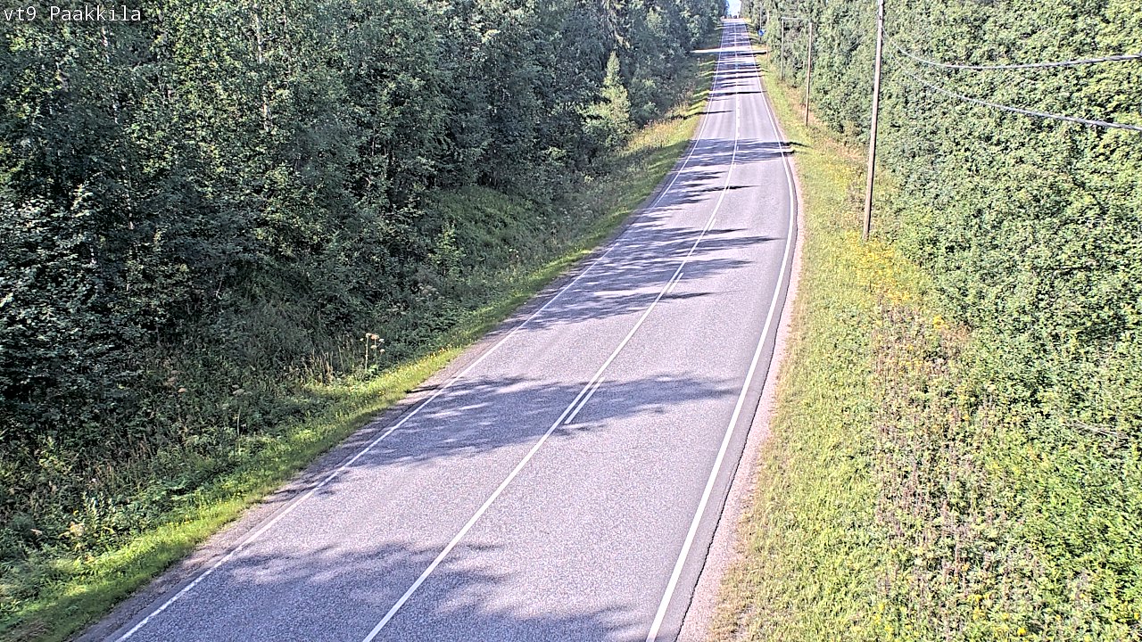 Weather Camera Image Väg 9 Tuusniemi, Paakkila, Tuusniemi, Pohjois-Savo