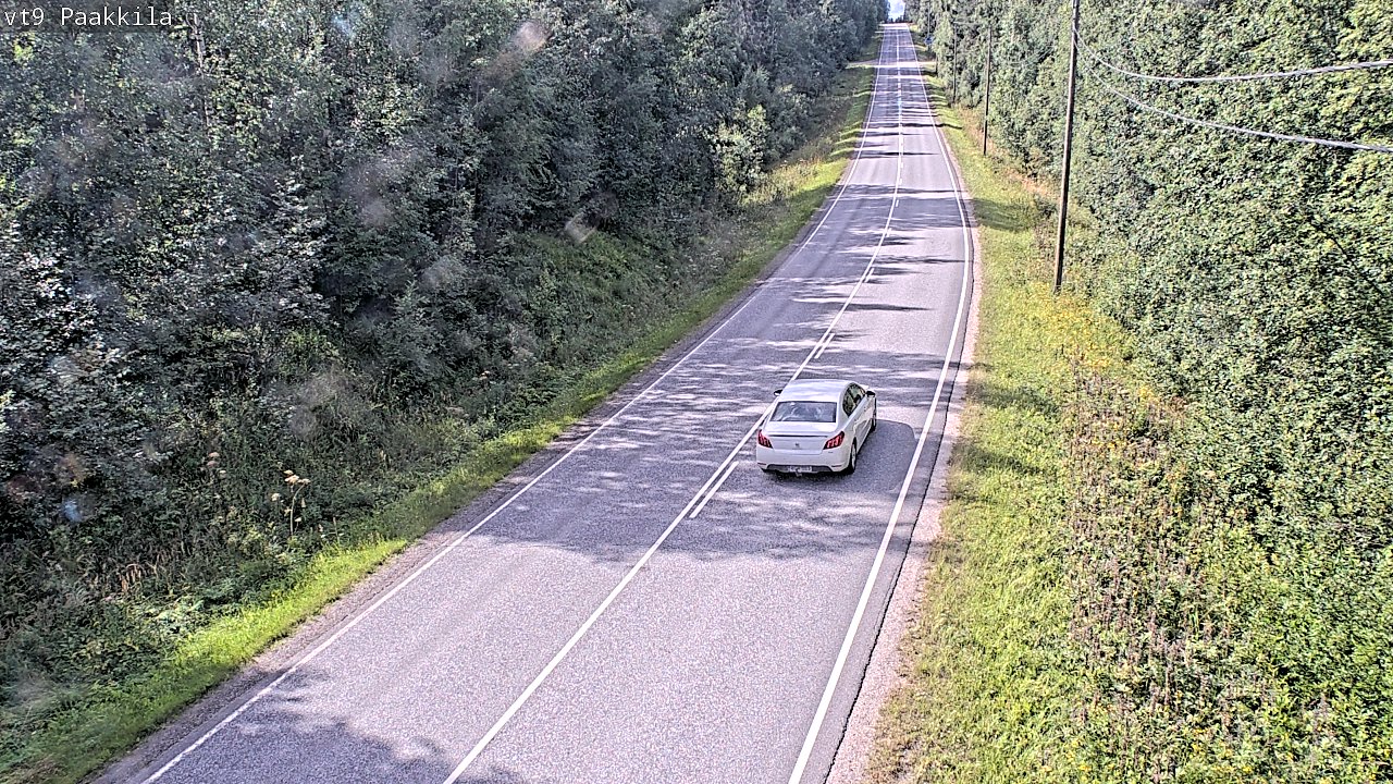 Weather Camera Image Väg 9 Tuusniemi, Paakkila, Tuusniemi, Pohjois-Savo