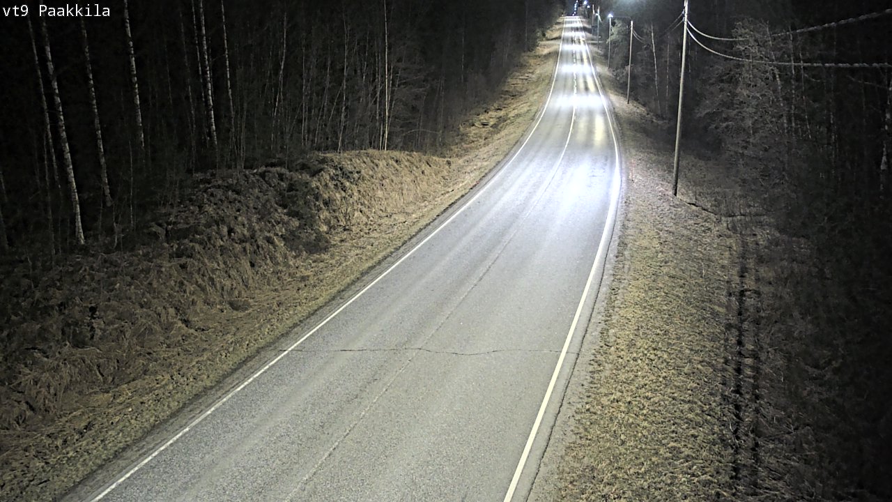 Weather Camera Image Väg 9 Tuusniemi, Paakkila, Tuusniemi, Pohjois-Savo
