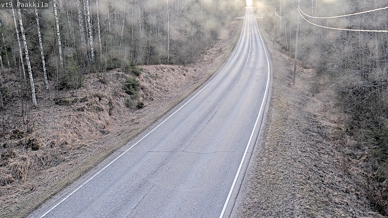 Weather Camera Image Väg 9 Tuusniemi, Paakkila, Tuusniemi, Pohjois-Savo