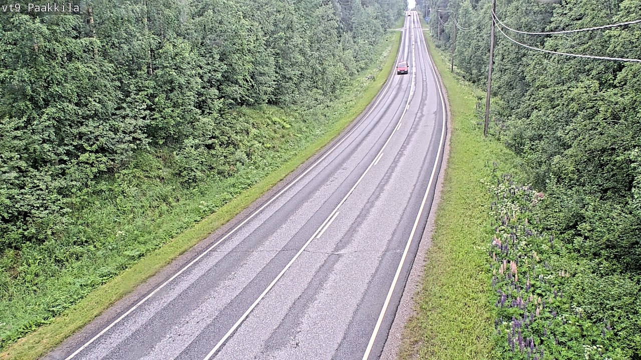 Weather Camera Image Väg 9 Tuusniemi, Paakkila, Tuusniemi, Pohjois-Savo