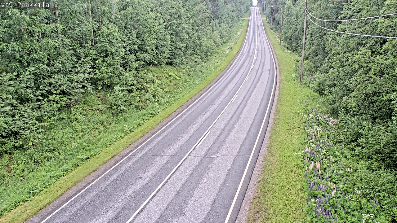 Weather Camera Image Väg 9 Tuusniemi, Paakkila, Tuusniemi, Pohjois-Savo