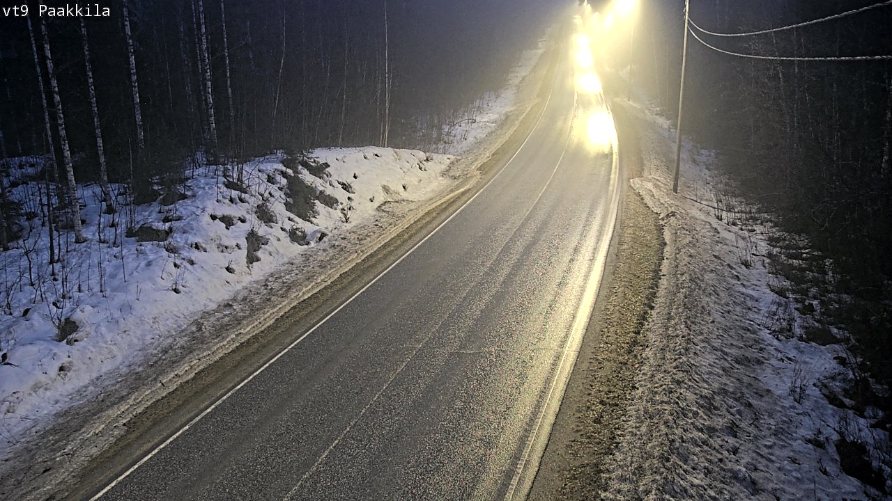 Weather Camera Image Väg 9 Tuusniemi, Paakkila, Tuusniemi, Pohjois-Savo
