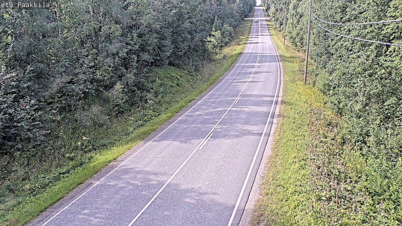 Weather Camera Image Väg 9 Tuusniemi, Paakkila, Tuusniemi, Pohjois-Savo