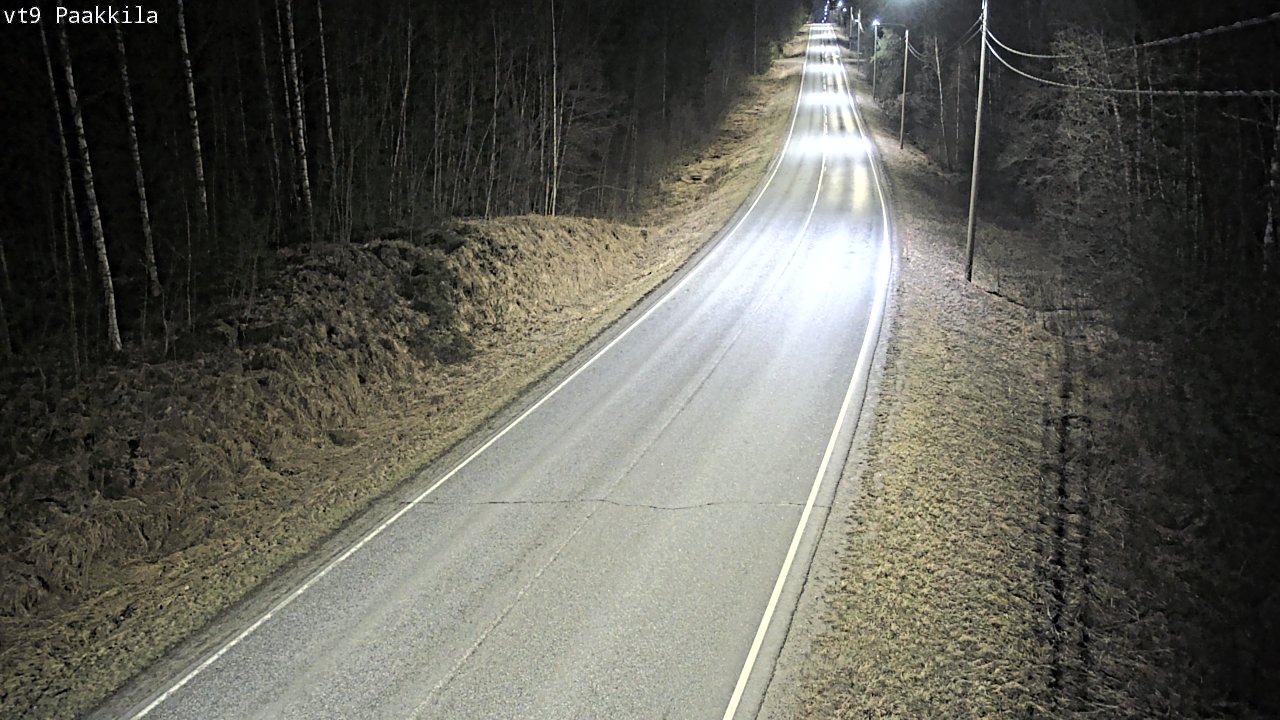 Weather Camera Image Väg 9 Tuusniemi, Paakkila, Tuusniemi, Pohjois-Savo