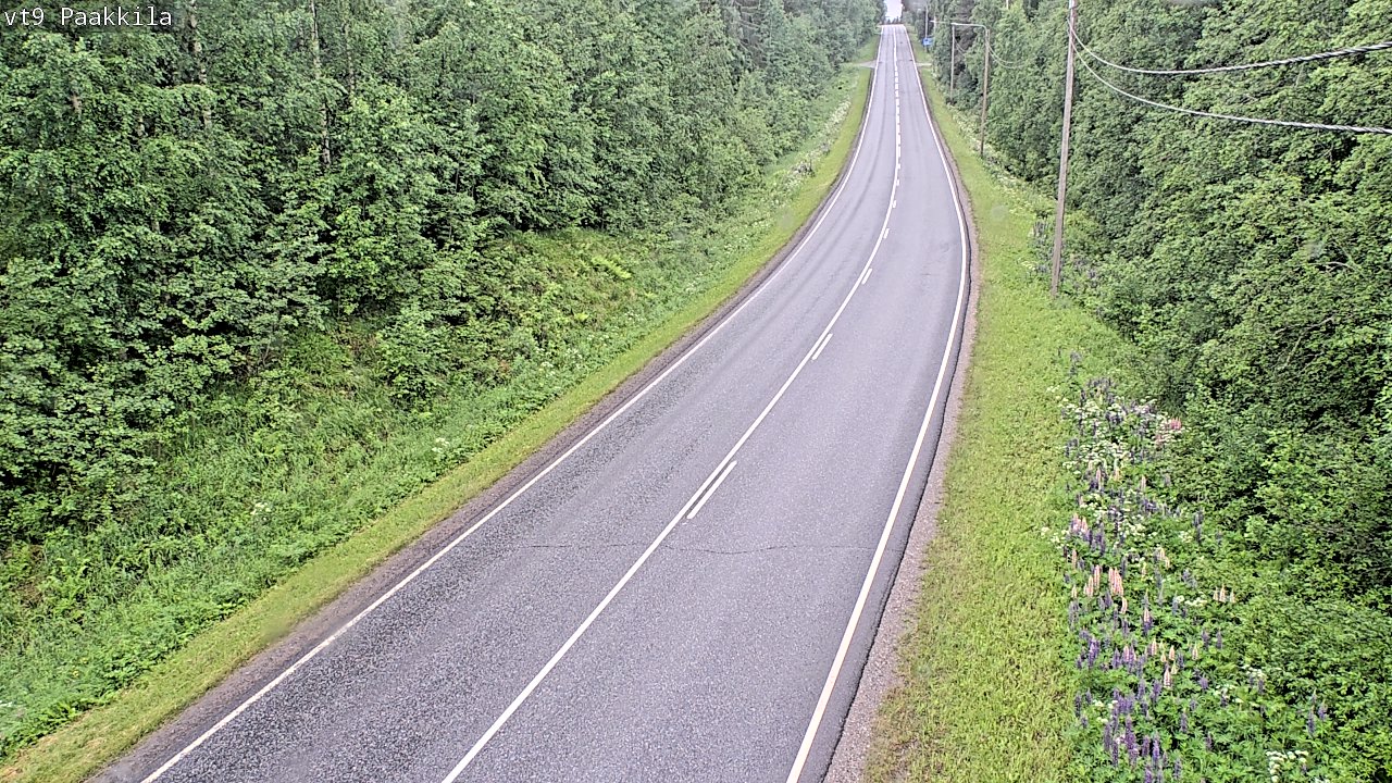 Weather Camera Image Väg 9 Tuusniemi, Paakkila, Tuusniemi, Pohjois-Savo