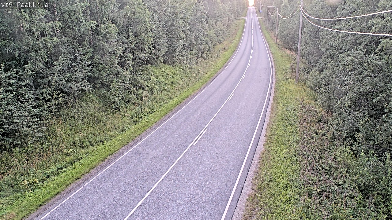 Weather Camera Image Väg 9 Tuusniemi, Paakkila, Tuusniemi, Pohjois-Savo