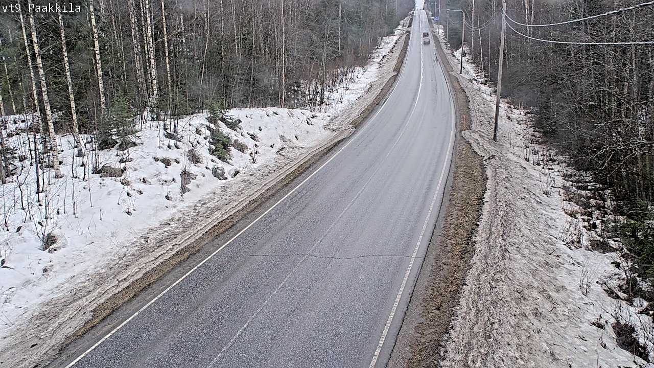 Weather Camera Image Väg 9 Tuusniemi, Paakkila, Tuusniemi, Pohjois-Savo
