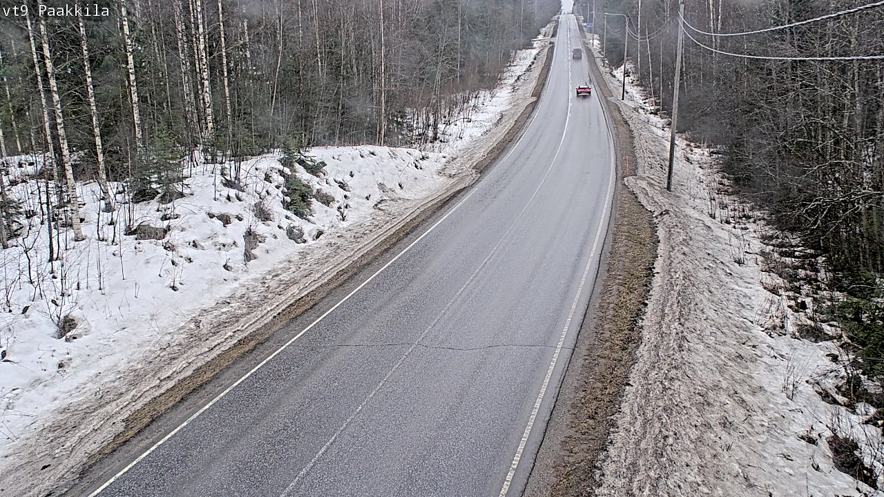 Weather Camera Image Väg 9 Tuusniemi, Paakkila, Tuusniemi, Pohjois-Savo