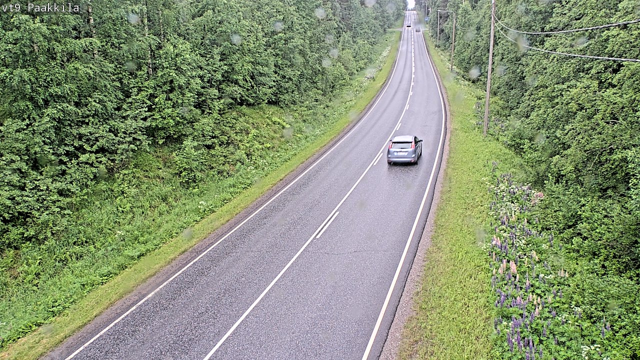 Weather Camera Image Väg 9 Tuusniemi, Paakkila, Tuusniemi, Pohjois-Savo