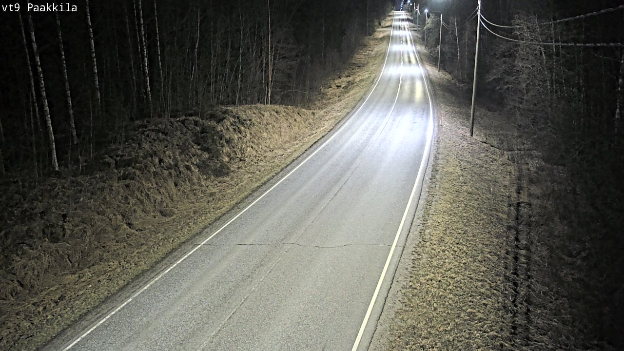 Weather Camera Image Road 9 Tuusniemi, Paakkila, Tuusniemi, Pohjois-Savo