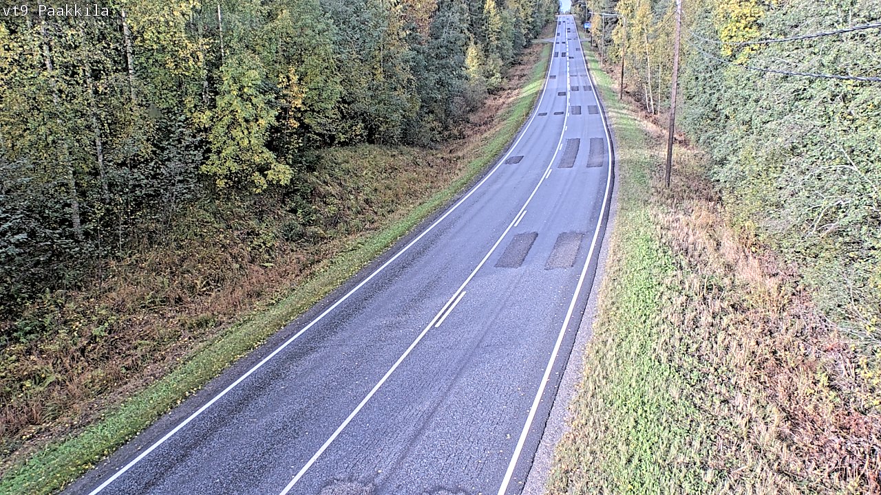 Weather Camera Image Väg 9 Tuusniemi, Paakkila, Tuusniemi, Pohjois-Savo