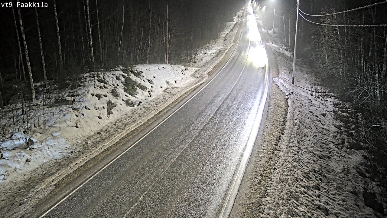 Weather Camera Image Väg 9 Tuusniemi, Paakkila, Tuusniemi, Pohjois-Savo