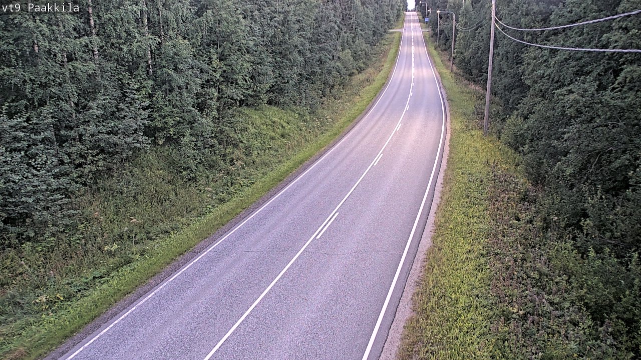 Weather Camera Image Väg 9 Tuusniemi, Paakkila, Tuusniemi, Pohjois-Savo
