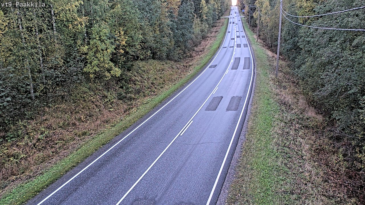 Kelikamerat Kuva Tie 9 Tuusniemi, Paakkila, Tuusniemi, Pohjois-Savo